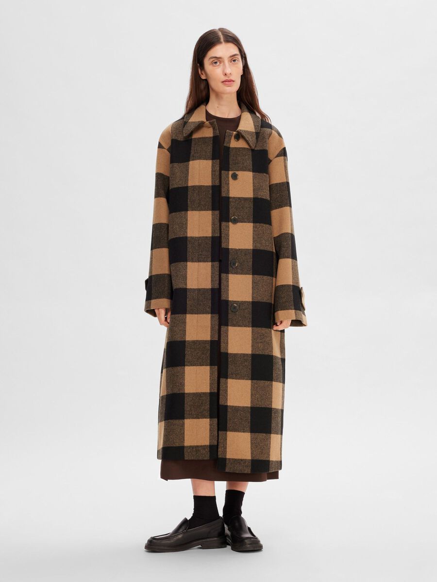 Evana Long Wool Coat