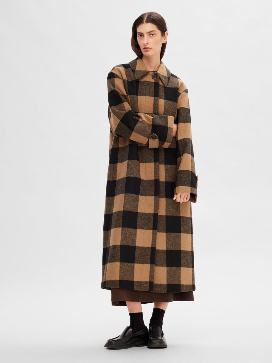 Evana Long Wool Coat