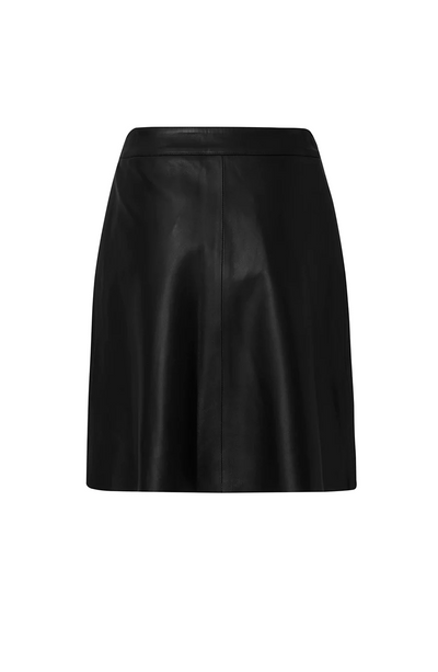 Alia Leather Skirt