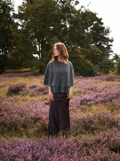 Josei Double knit cape