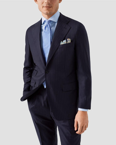 Melange Semi Solid Fine Twill Slim Fit