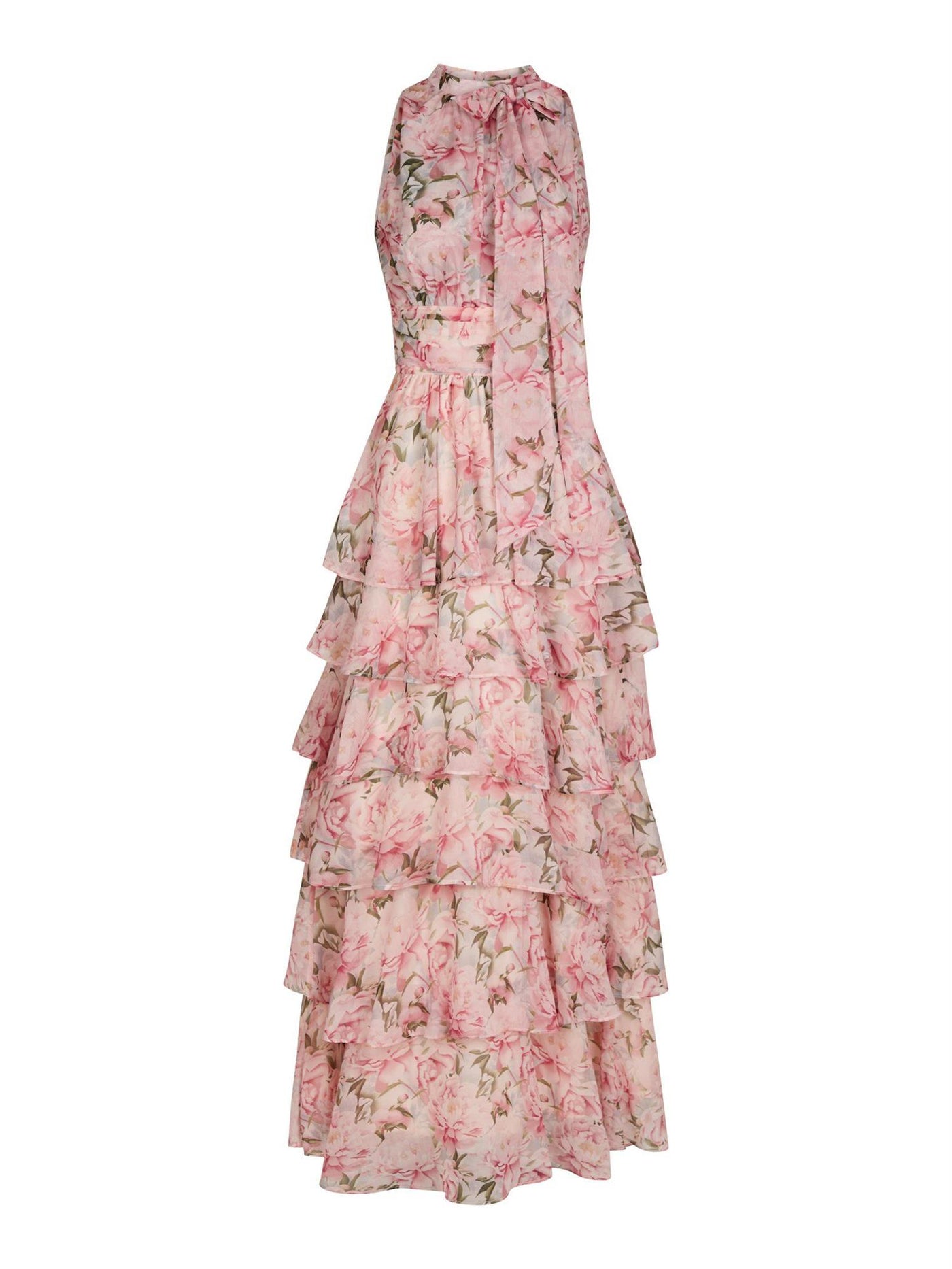 Marli Flower Chiffon Dress