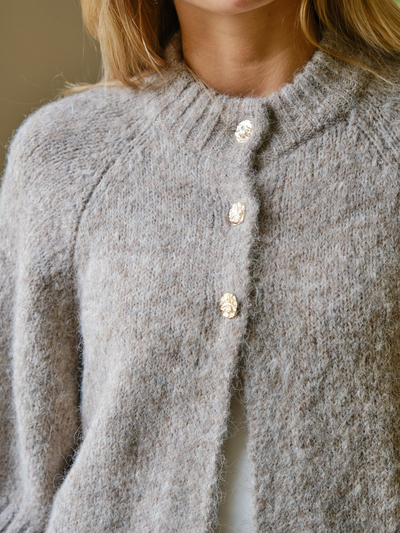 Benuta fluffy knit cardigan