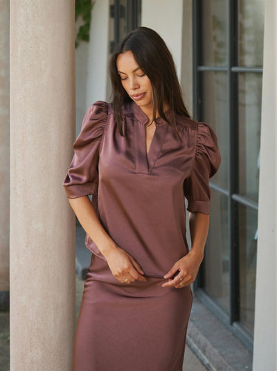Roella Heavy Sateen Blouse