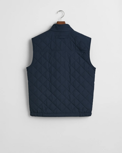 Quilted windcheater vest