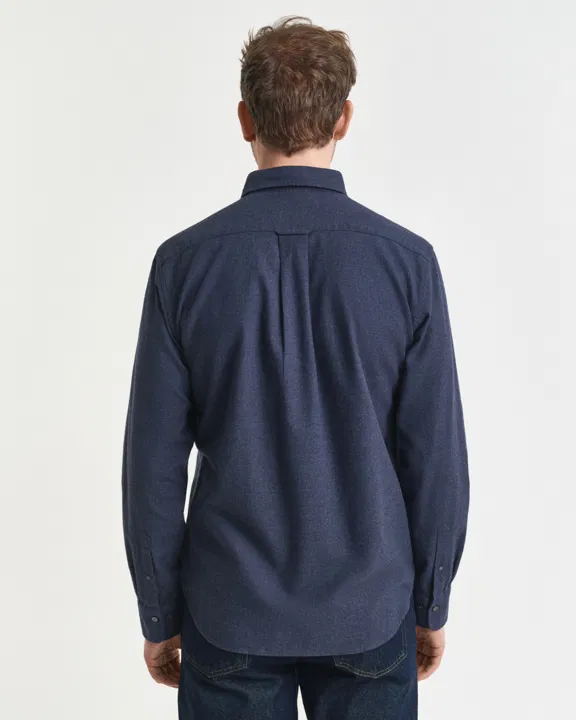 Reg flannel melange shirt