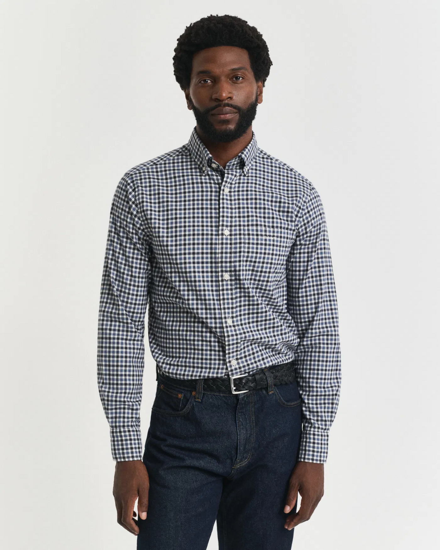 Twill Gingham Shirt