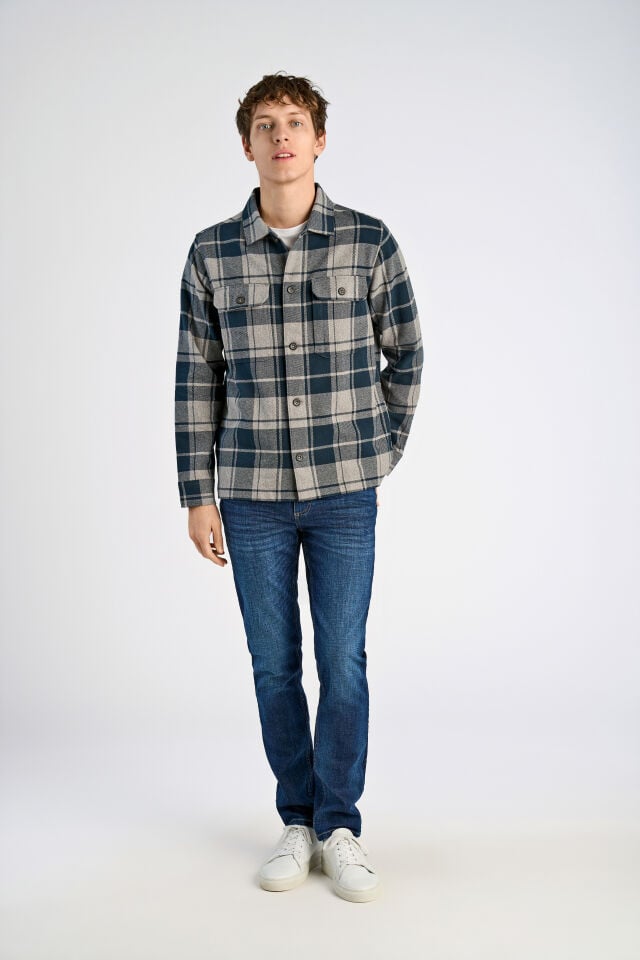 Checked overshirt