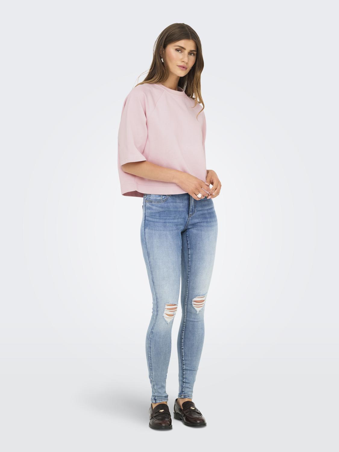Onldasie 2/4 O-Neck Raglan Ub Cs Swt