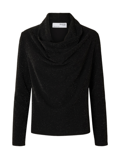 Slfsandra Ls Cowl Neck Top