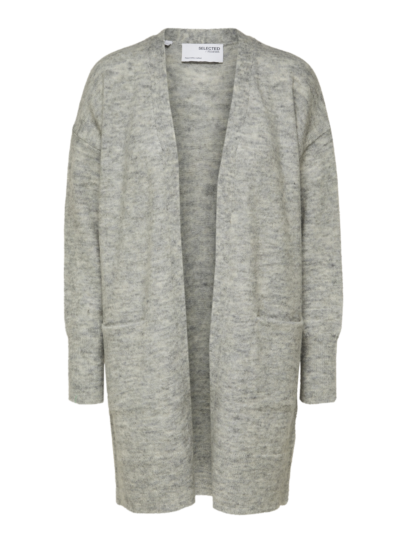 Slflulu new la knit long cardigan
