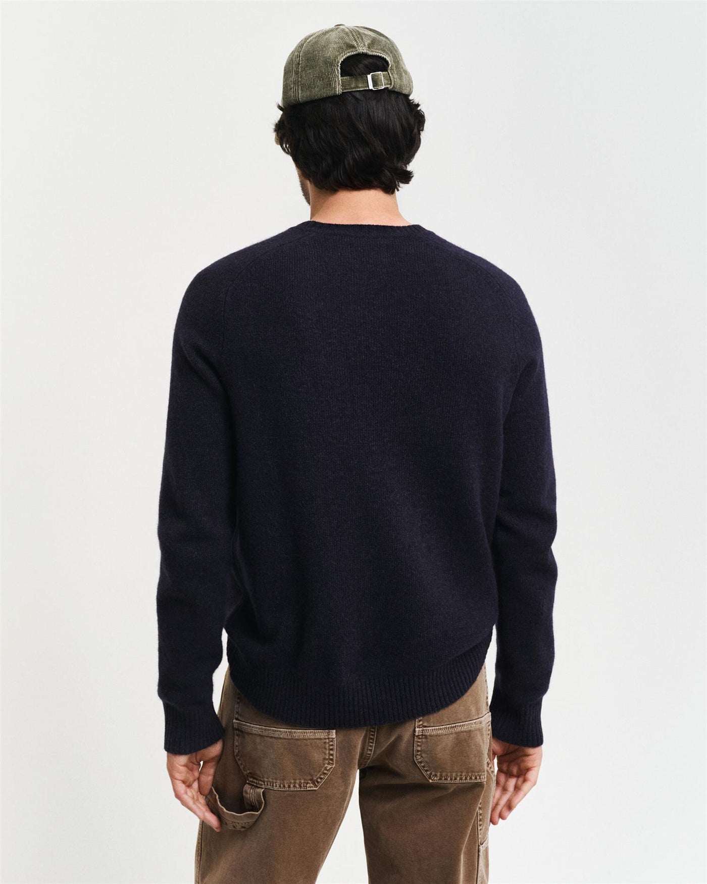 Wool blend c-neck