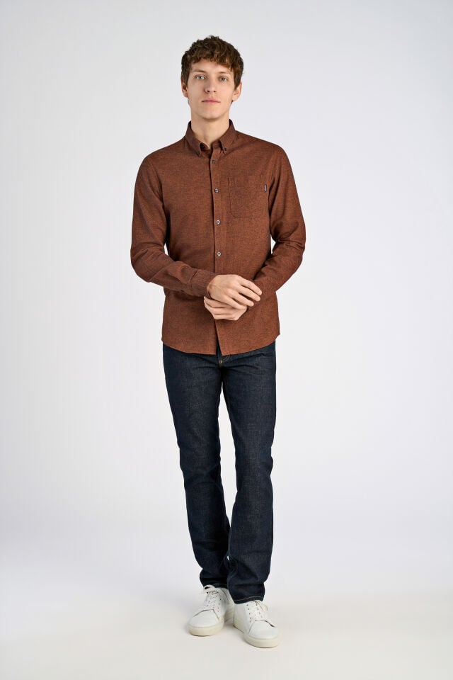 Brushed twill shirt