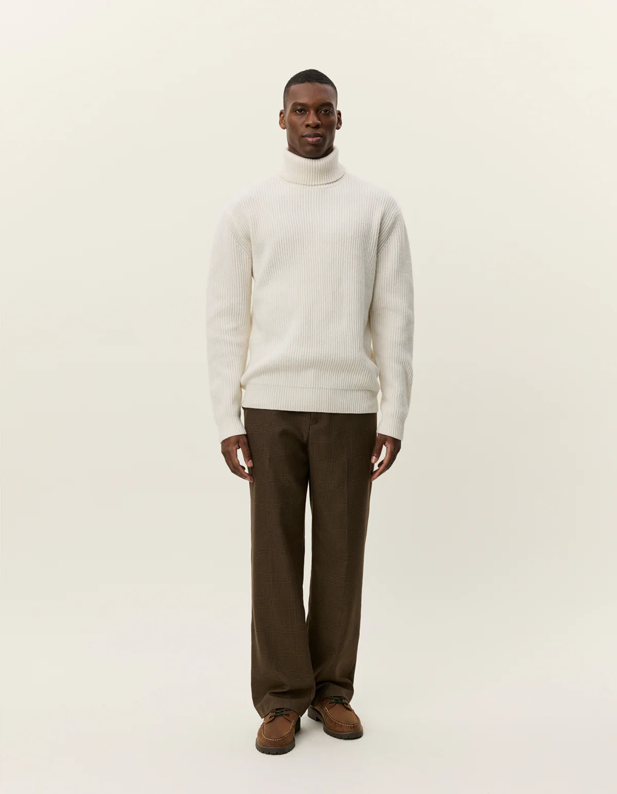 Eddie Wool Rib Rollneck Knit