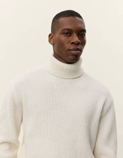 Eddie Wool Rib Rollneck Knit