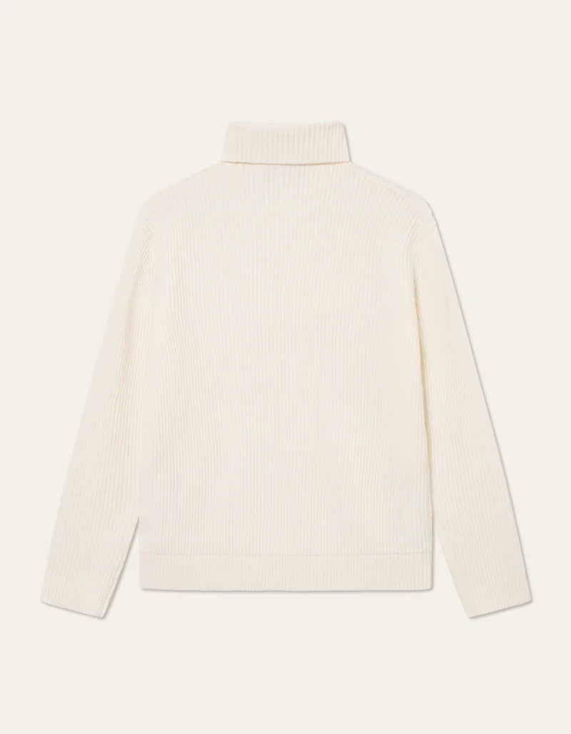 Eddie Wool Rib Rollneck Knit