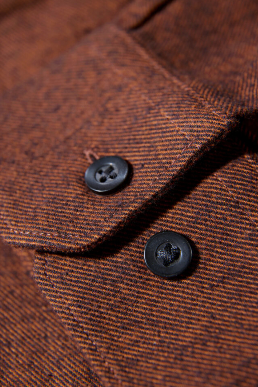 Brushed twill shirt