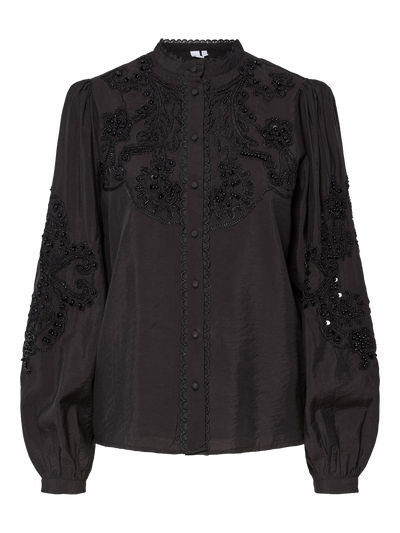 Yasmathilda Ls Beaded Shirt - Show