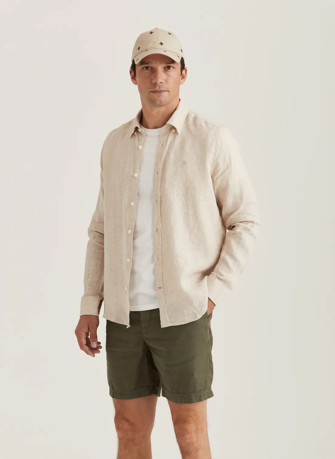 Douglas Linen Shirt-Classic Fit