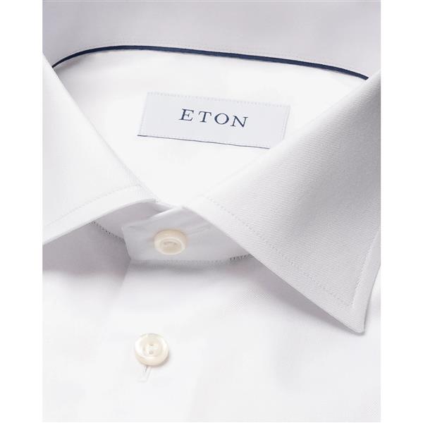 White Signature Twill Shirt - Contemporary fit