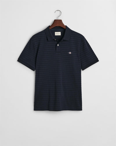 Texture stripe polo