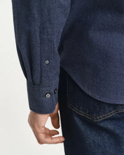 Reg flannel melange shirt