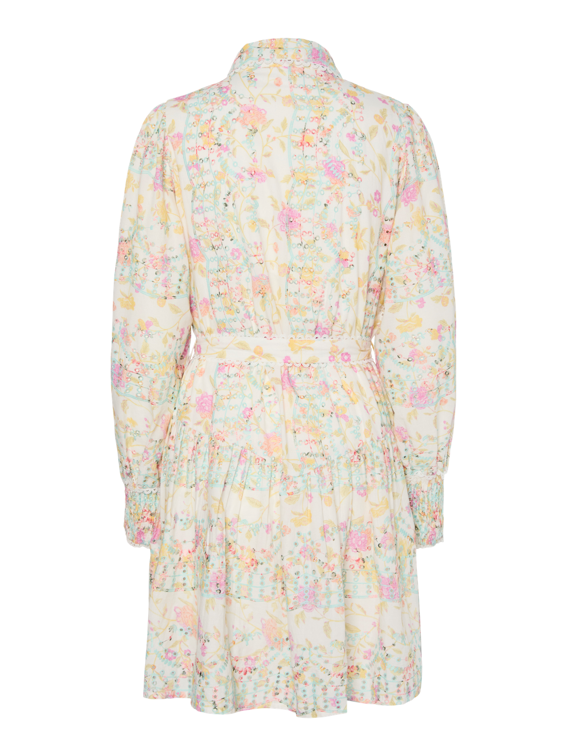 YASMELLIA LS EMBROIDERED DRESS S.
