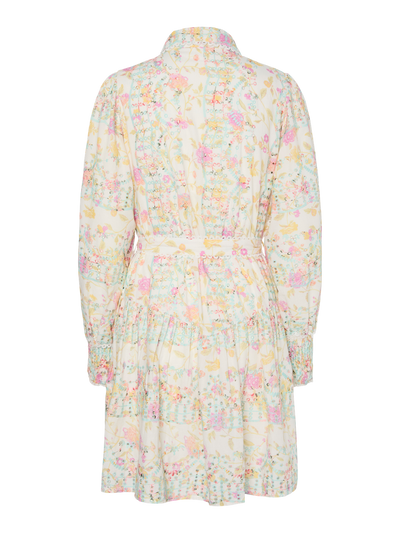 YASMELLIA LS EMBROIDERED DRESS S.