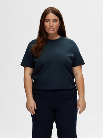 SLFESSENTIAL SS BOXY TEE