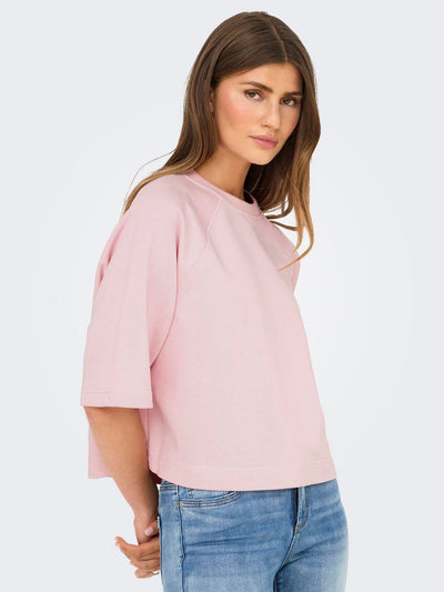 Onldasie 2/4 O-Neck Raglan Ub Cs Swt