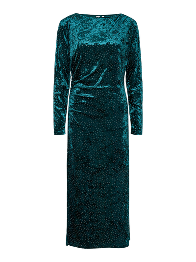 Yastillia Ls Velvet Long Dress