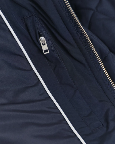 Quilted windcheater vest