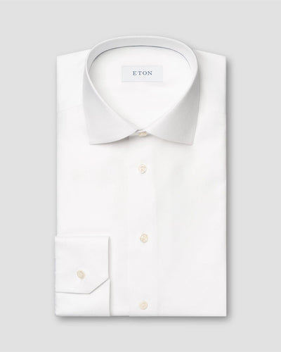 Melange Semi Solid Fine Twill Contemporary Fit