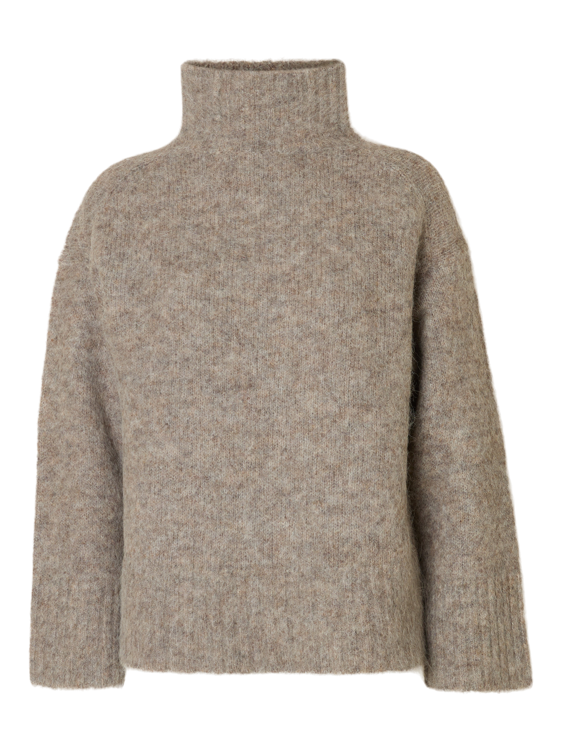Slfgabriella Ls Knit High Neck