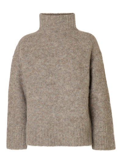 Slfgabriella Ls Knit High Neck
