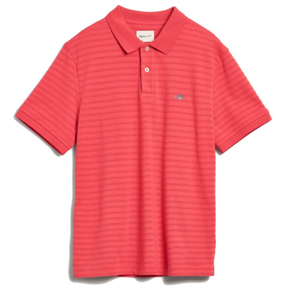 Texture stripe polo