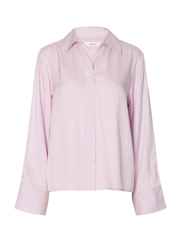 Slwjonna Reg Ls Open Collar Shirt