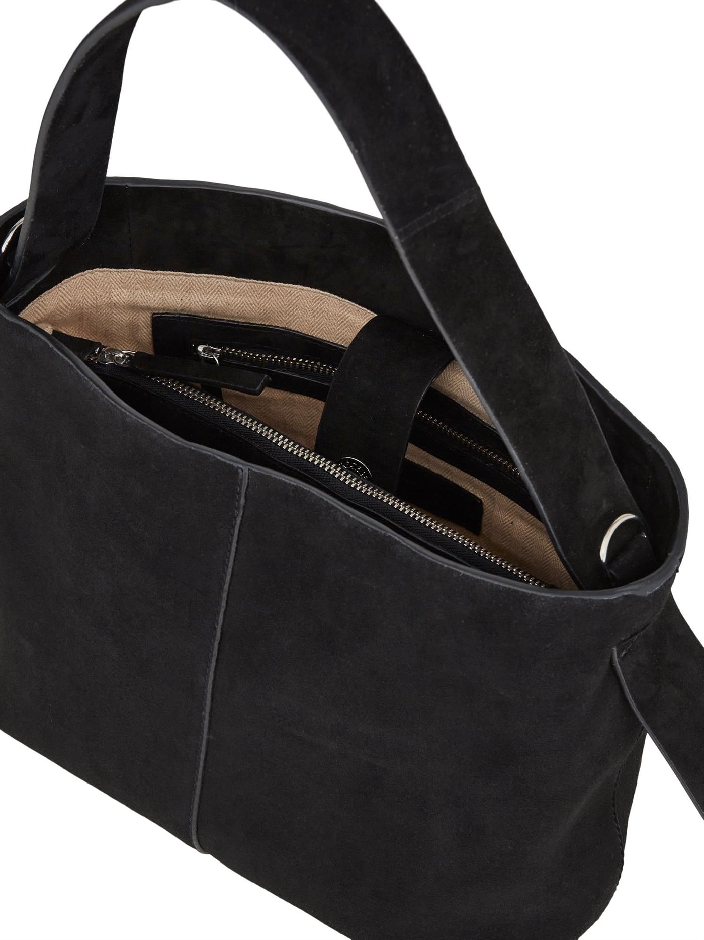 Suede fraya small bag
