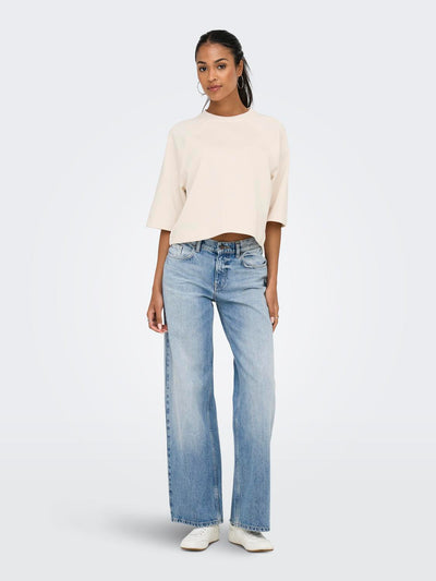 Onldasie 2/4 O-Neck Raglan Ub Cs Swt