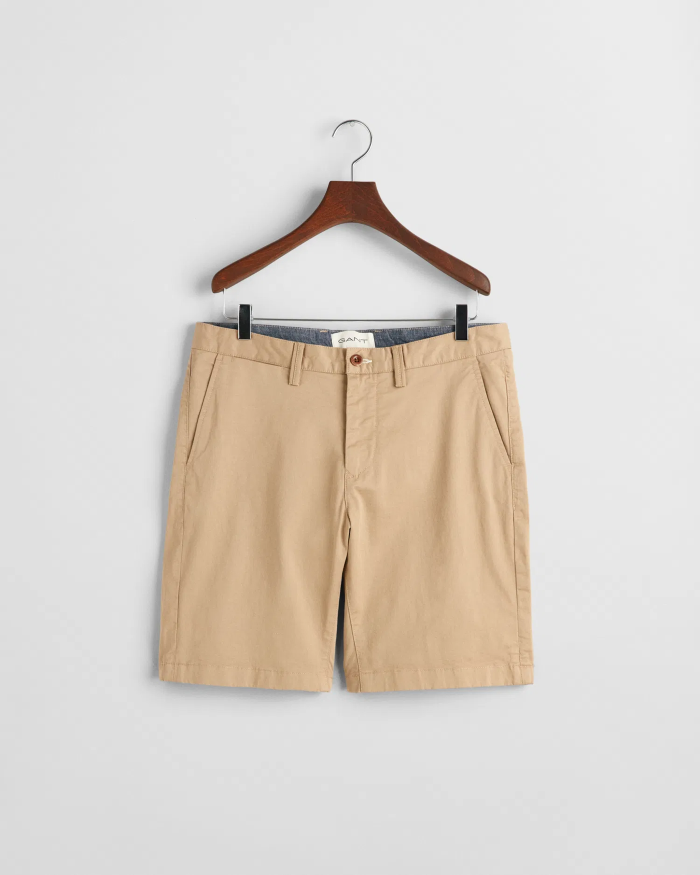 Slim twill shorts