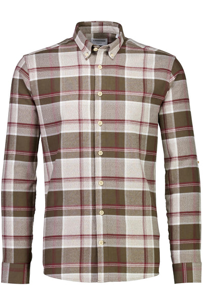 Checked brushed shirt