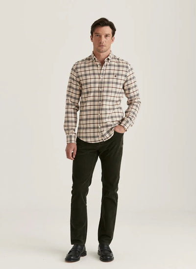 Soft Check Flannel-Slim Fit