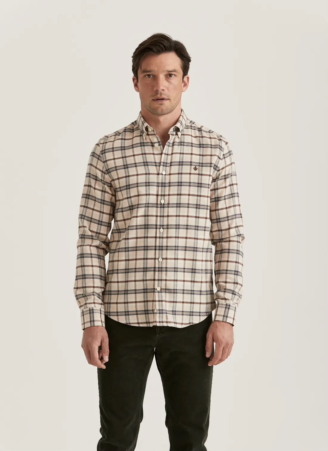 Soft Check Flannel-Slim Fit