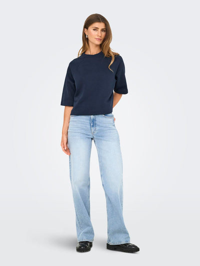 Onldasie 2/4 O-Neck Raglan Ub Cs Swt