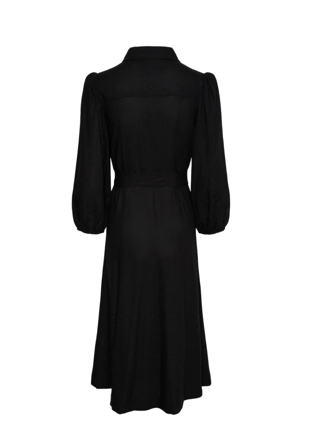 YASFLAXY 3/4 linen shirt dress