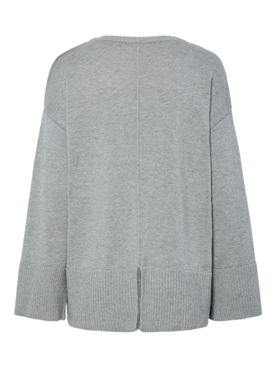 Yasbabette Ls O-Neck Knit Pullover
