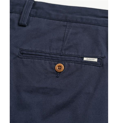 Slim twill shorts