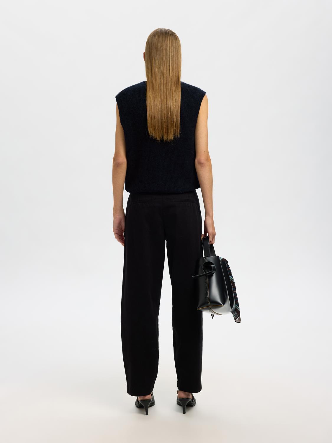 Slflulu Sl Button O-Neck Vest