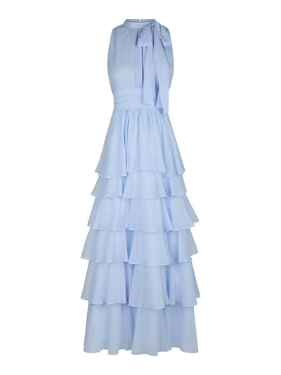 Marli Solid Chiffon Dress