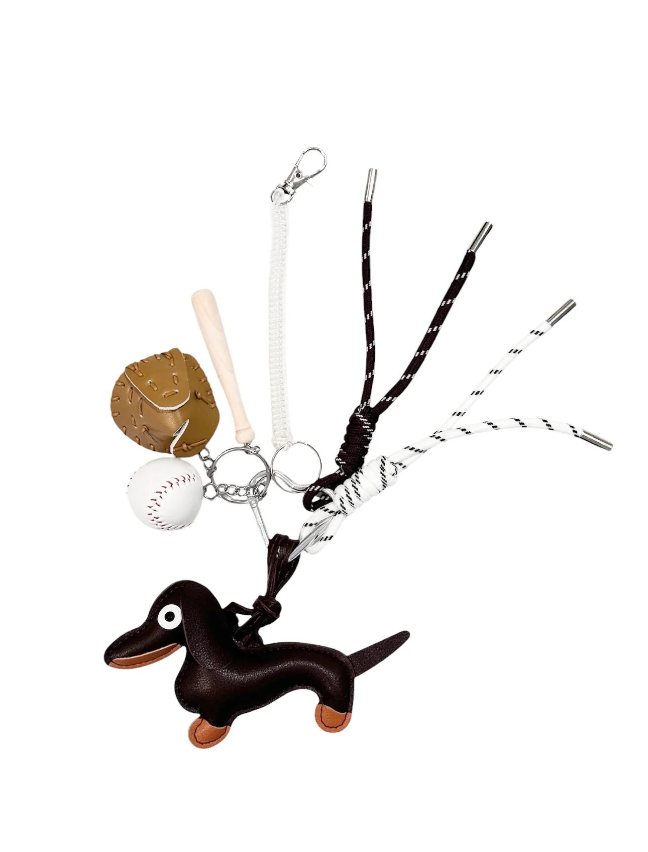 Dachs W/Baseball Bag Charm